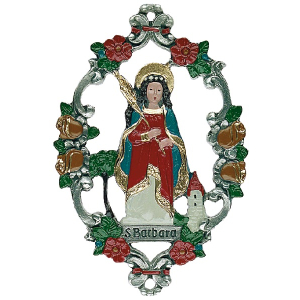 Pewter Ornament St. Barbara