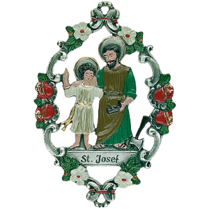 Pewter Ornament St. Joseph