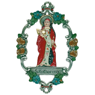 Pewter Ornament St. Catherine