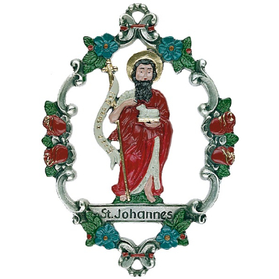 Pewter Ornament St. John