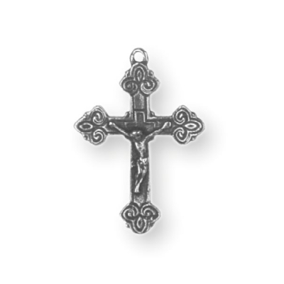 Pewter Ornament Cross small with antique finish
