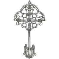 Pewter Picture Cross with antique finish
