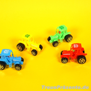 Spielzeug-Traktor, ca. 9 x 6 cm, farblich sortiert