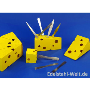 Käse-Stücke aus Karton, ca. 120 x 60 x 60 mm