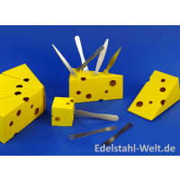 Käse-Stücke aus Karton, ca. 120 x 60 x 60 mm