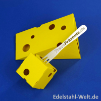 Käse-Stücke aus Karton, ca. 120 x 60 x 60 mm