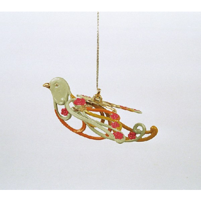 3D-Zinnminiatur Vogel
