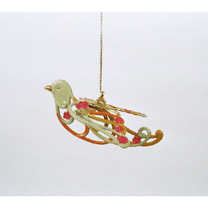 3D Pewter Ornament Bird