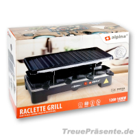 Raclette für acht Personen, inkl. Grillplatte, 1.200 Watt