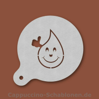 Cappuccino-Schablone BloodyBuddy-Tropfen