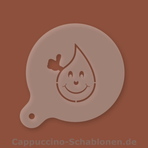 Cappuccino-Schablone BloodyBuddy-Tropfen