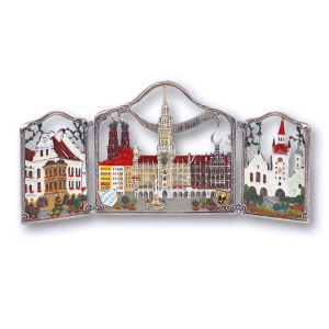 Foldable Pewter Picture Munich