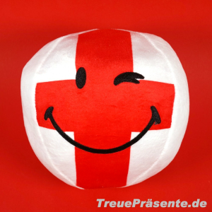 Plüsch-Ball lächelndes rotes Kreuz, ca. 20 cm