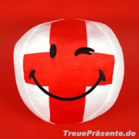 Plüsch-Ball lächelndes rotes Kreuz, ca. 20 cm