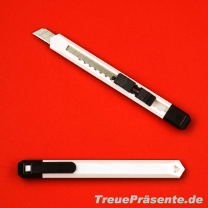 Papiermesser ca. 130 mm lang, weiß, ca. 130 x 15 x...