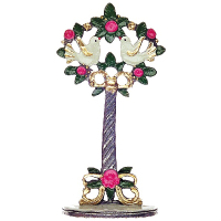Tischkartenständer Täubchen rosa