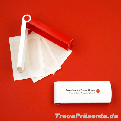 Pflasterbox mit Klappdeckel und 6 Pflasterstrips,...
