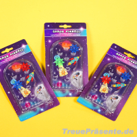 Flipperspiel Space, ca. 13 cm, farblich sortiert