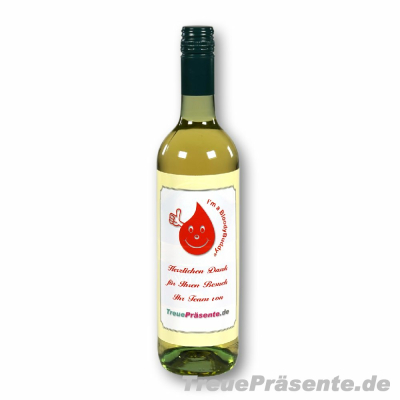 Weißwein Pinot Grigio 0,75 l mit individuell bedrucktem Etikett