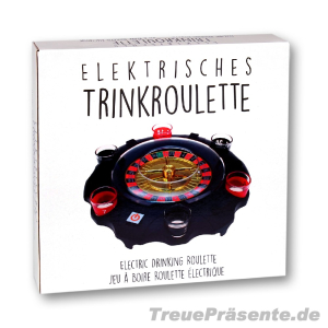 Trinkspiel Roulette elektrisch, inkl. 6 Gläser