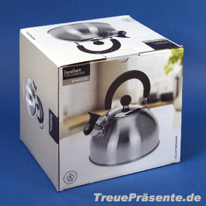 Flötenkessel Edelstahl, ca. 2,5 Liter