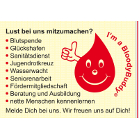 10.000 Freilose BloodyBuddy® mit individuellem Druck