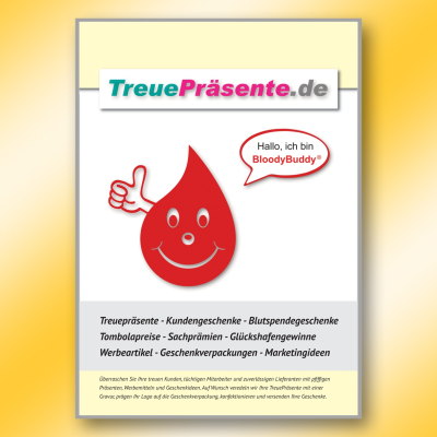 Katalog BloodyBuddy® TreuePräsente.de