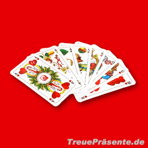 Schafkopfkarten mit individuellem Eindruck, Bayerisches...