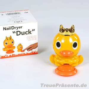 Lustiger Nagellack-Trockner Ente, ca, 10 x 8 cm