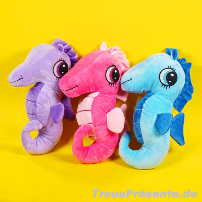 Plüsch-Seepferdchen ca. 30 cm mit gestickten Augen