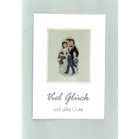Geschenkkarte "Viel Glück und Alles Gute"