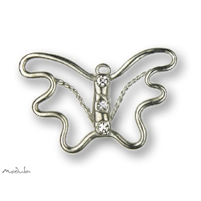 Anhänger -07- Crystal Collection mit 3 Steinen kri