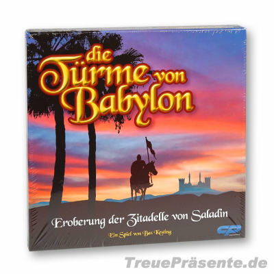 Brettspiel Die Türme von Babylon, ca. 32 x 32 cm