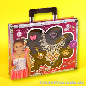 Prinzessinnen-Schmuckset in Koffer-Verpackung ca. 22 x 18 cm