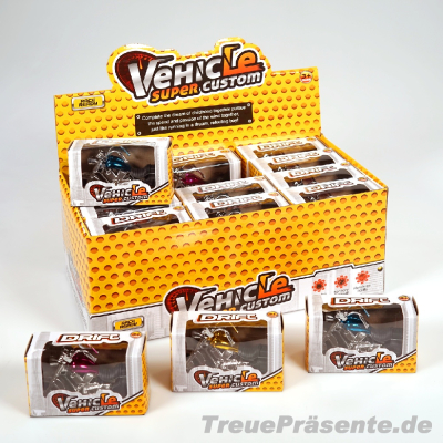 Spielzeug-Motorrad mit Rückzug, in Einzel-Verpackung