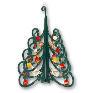 3D Pewter Ornament Christmas Tree