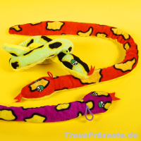 Plüsch-Schlange ca. 75 cm, farblich sortiert
