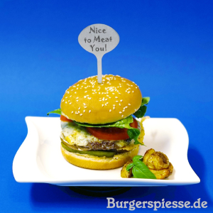 Hamburger- / Burgerspieß 107 Oval