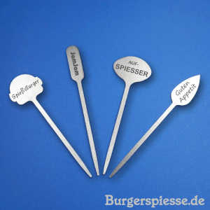 Hamburger- / Burgerspieß 107 Oval
