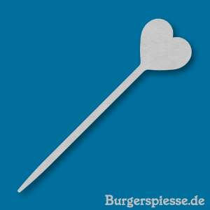 Hamburger- / Burgerspieß 109 Herz