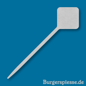 Hamburger- / Burgerspieß 110 Raute