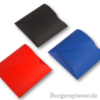 Burgerspieße 102 Quadrat 4er-Geschenkset aus Edelstahl inkl. Logogravur