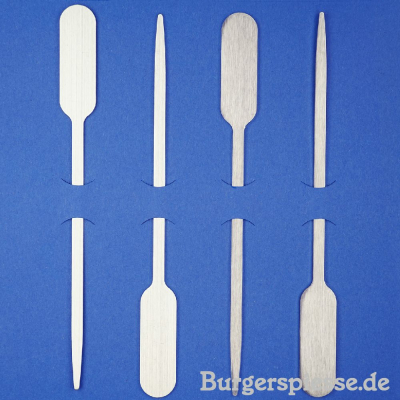 Burgerspieße 106 Stadion 4er-Geschenkset aus Edelstahl inkl. Logogravur