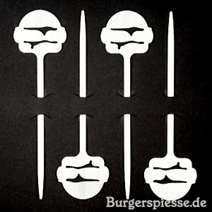 Burgerspieße 204 Cheeseburger 4er-Geschenkset aus...