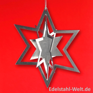 3D-Ornament Stern ca. 140 x 120 mm