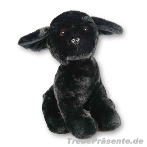 Plüsch-Hund schwarz ca. 45 cm