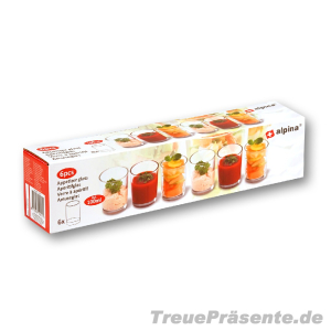 Gläschen für Vorspeisen oder Desserts, 6er-Set,...