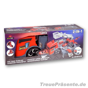 Feuerwehr-Transporter 2in1 Spielset, 12-teilig, ca. 39 x...