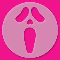 Tortenschablone Horrormaske