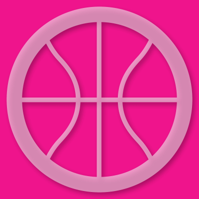 Tortenschablone Basketball